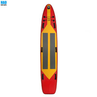 Tablero de rescate inflable profesional Tecnología de punto de caída Equipo de salvamento de emergencia portátil SUP