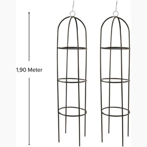 Support de plante grimpante en acier pour jardin extérieur, 100% métal, pour clematis, vigne, <span class=keywords><strong>jasmin</strong></span>, vente en gros d'usine - Product Image 2