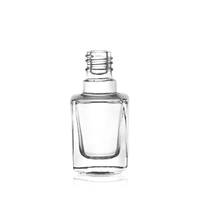 DH2 carré verre vernis à ongles bouteilles 10ml capacité gel/sablage Surface estampage à chaud bouchon à vis vide PP emballage diffuseur