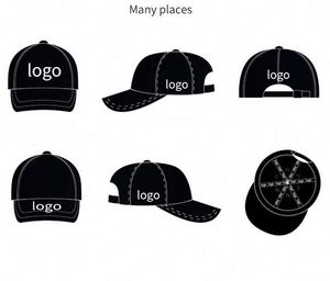Wholesale in Stock Factory Customized Laser Perforated Hat Hight Quality 6 Panel Waterproof Baseball Cap - Product Image 2