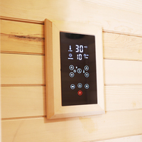 Tradition canadienne en bois de pruche/cèdre rouge sauna à vapeur 4 personnes pas cher meilleur sauna fournisseur d'usine de salle