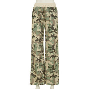 TKAN313 personnalisé camouflage pleine fermeture éclair recadrée ensemble short à capuche pour femmes coton lourd français éponge broderie Patch ensembles pour femmes - Product Image 4