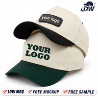 MOQ Rendah Sampel Gratis Mockup Gratis Custom Topi Trucker 5 Panel Dua Warna Kanvas Cetak Sublimasi Embossed Gorras Grosir