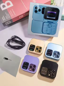 I16 Pro Mini Lật Điện Thoại Di Động 2G GSM Dual Sim Thẻ Tốc Độ Quay Số Video Máy Nghe Nhạc Ma Thuật Bằng Giọng Nói 3.5Mm Jack FM Nhỏ Gấp Điện Thoại Di Động - Product Image 3