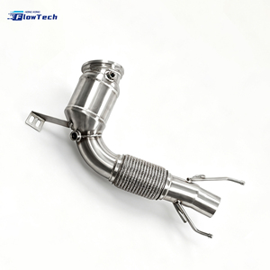 Downpipe de alto rendimiento para MINI COOPER S F56 B48 2.0T, sistema de escape de alto flujo de acero inoxidable 304, pieza de carreras atornillable, Eur5 200 celdas - Product Image 1