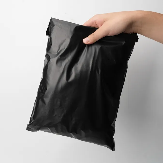Compostable Large/small Custom Printed Logo Envelope Mail Bag Clothing Packaging Plastic Matte Black Poly Mailers Mailing Bags