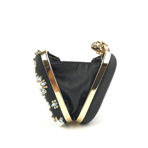 Commercio all'ingrosso moda pochette <span class=keywords><strong>borse</strong></span> da sera con catena <span class=keywords><strong>di</strong></span> <span class=keywords><strong>perline</strong></span> fatto a mano da donna borsa da festa <span class=keywords><strong>di</strong></span> alta qualità per le donne - Product Image 5