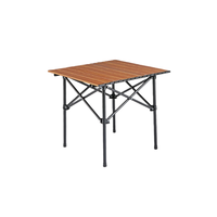 Table pliante légère et portable pour faire des rouleaux d'œufs - Cadre en acier au carbone et surface imperméable pour le camping, les pique-niques, la plage et les loisirs en plein air