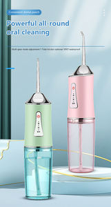 Irrigador Bucal Portátil Recargable por USB con Certificación IPX7, para Limpieza Dental en Casa y al Aire Libre - Product Image 5