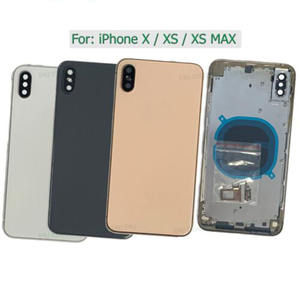 เคสโทรศัพท์มือถือกระจกด้านหลังของแท้สำหรับ <span class=keywords><strong>iPhone</strong></span> <span class=keywords><strong>x</strong></span> ฝาหลัง<span class=keywords><strong>แบ</strong></span><span class=keywords><strong>ต</strong></span>เตอรี่พร้อมแถบดีไซน์ - Product Image 5