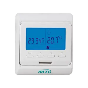 110V/220V/12V yüksek doğruluk sıcak oda nem kontrol aleti ve dijital sıcaklık ısıtmalı zemin kontrol termostatı