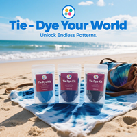 TIMESRUI Kit de teinture réactive en fibre professionnelle résistante au lavage et non toxique à l'eau froide pour les t-shirts en coton/soie bricolage