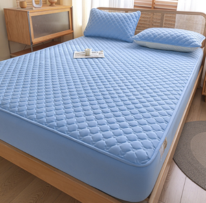 Protège-matelas imperméable respirant en polyester, style classique, drap-housse, le plus vendu en gros pour usage domestique - Product Image 3