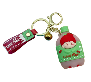 Nhà Sản Xuất Tùy Chỉnh Kawaii Keyring Silicone Cổ Tay Dây Buộc Móc Chìa Khóa Tốt Nhất Người Bán Móc Chìa Khóa - Product Image 5