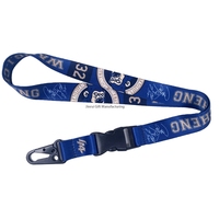 Lanyards de Poliéster Sublimados con Impresión Digital y Logotipo Personalizado al por Mayor de Fábrica, con Gancho para Tarjetas, Duraderos