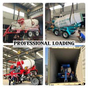 Remolque personalizado de motor EPA cúbico 2 de <span class=keywords><strong>3</strong></span> <span class=keywords><strong>ejes</strong></span> con camión mezclador de cemento con tanque de hormigón de carga automática - Product Image 2