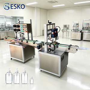 Linea di Produzione Multifunzionale ESKO con Pompa Peristaltica per Riempimento e Tappatura di Bottiglie per Lozioni, Sapone Liquido e Bagnoschiuma - Product Image 1