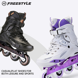 Pattini in Linea Professionali OEM <span class=keywords><strong>per</strong></span> Slalom, Pattinaggio Artistico e Aggressivo, con Scocca Rigida in Alluminio <span class=keywords><strong>per</strong></span> <span class=keywords><strong>Adulti</strong></span> - Product Image 1