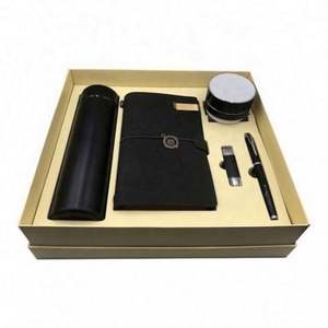 Tazas Térmicas Personalizadas de Alta Calidad para Año Nuevo y Navidad, Juego de Regalo Corporativo de Lujo Dorado para Empresas, Promoción de 5 Unidades - Product Image 1