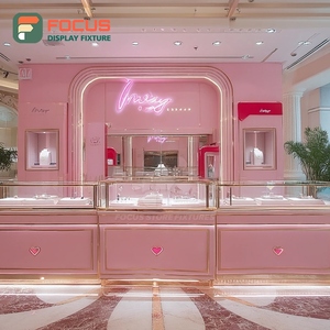 Fabricante de Muebles Modernos para Joyerías, Mostrador de Centro Comercial con Acabado Laminado y Vitrina de Vidrio - Product Image 6