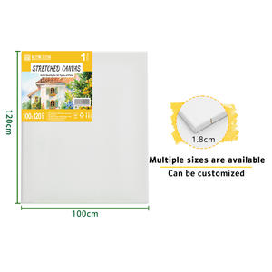 <span class=keywords><strong>Lienzos</strong></span> <span class=keywords><strong>grandes</strong></span> <span class=keywords><strong>para</strong></span> <span class=keywords><strong>pintar</strong></span>, lienzo de pintura blanco 100% algodón, lienzo en blanco estirado de imprimación triple <span class=keywords><strong>para</strong></span> pinturas al óleo y acrílicas - Product Image 2