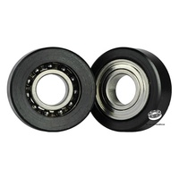Micro 11 billes noires en céramique, roulements 688 167, roues de patins à roulettes en ligne à vitesse quadruple, roues de patins, Ruote Da Pattinaggio