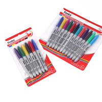 Rotulador Permanente a Base de Aceite para Escribir en la Mayoría de las Superficies, Rotulador Impermeable de Primera Calidad en Colores Vivos para Colorear