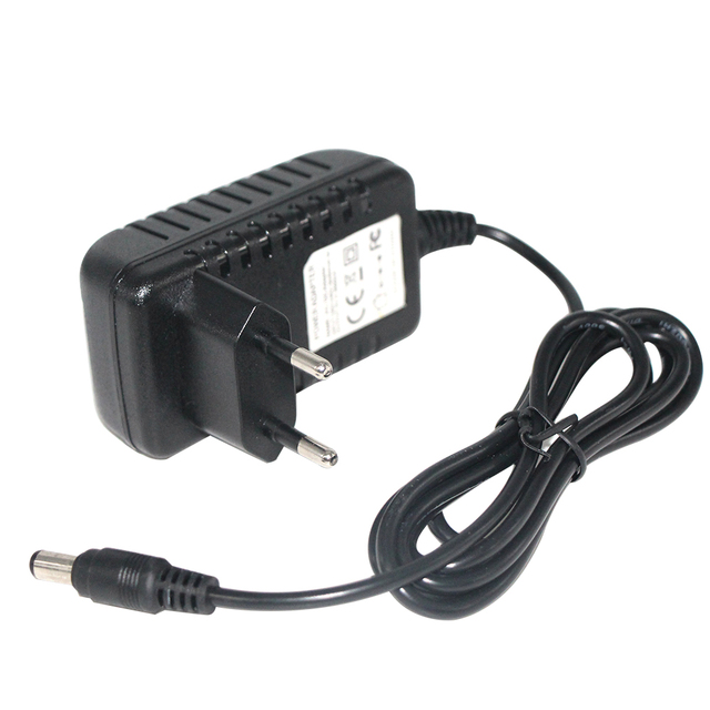 DC 5.5mm 2.5mm Connector Transformer AC 2 Pin EU Plug Wall Charger Adapter 12V 3A 2.5A 2A Fuente Power Supply