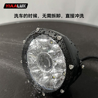 Luz LED Redonda de 5 Pulgadas para Todoterreno, Luz de Conducción con Haz de Luz Concentrado, con Soporte de Montaje en U para Camioneta, SUV, Jeep 4x4