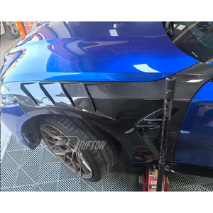 Kit de carrocería de fibra de carbono seca estilo AE para BMW G80 G81 M3 - Product Image 4