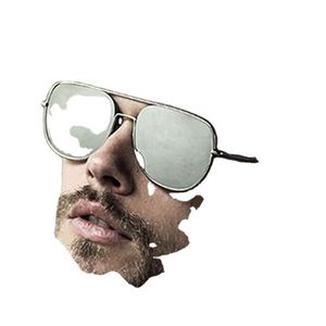 Lunettes de soleil rétro tendance 2021 pour hommes et femmes, monture métallique surdimensionnée, protection UV400, grandes lunettes ovales pour la conduite - Product Image 1