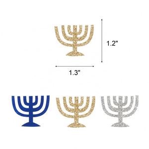 Celebration Chanukah Party <b>Hanukkah</b> Blue Silver Plastic Glitter Confetti <b>Decorations</b> Outdoor Custom - Product Image 4