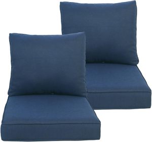 Coussins de patio extérieurs durables Coussins de siège résistants aux UV et aux taches Coussins de siège en mousse Coussins lombaires - Product Image 6