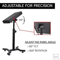 Ghostaxe Support d'accoudoir de tatouage Toem Stable et Durable Support de grand panneau en acier Support de main de tatouage