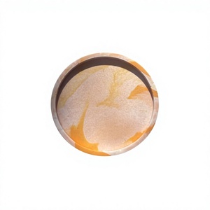 Handmade Resin <b>Round</b> <b>Tray</b> with Unique Artistic Design, Stylish Decorative Serving <b>Tray</b> for Home, Kitchen and Dining Table - Product Image 3