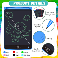 Nuevo Producto 2024, Juguetes, Bloc de Notas LCD Mágico LED, Tableta de Escritura para Niños, Pizarra de Dibujo a Color para Niños, Pizarra de Escritura LCD