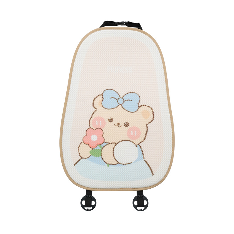 Dossier de coussin de siège d'ours de confession en nid d'abeille