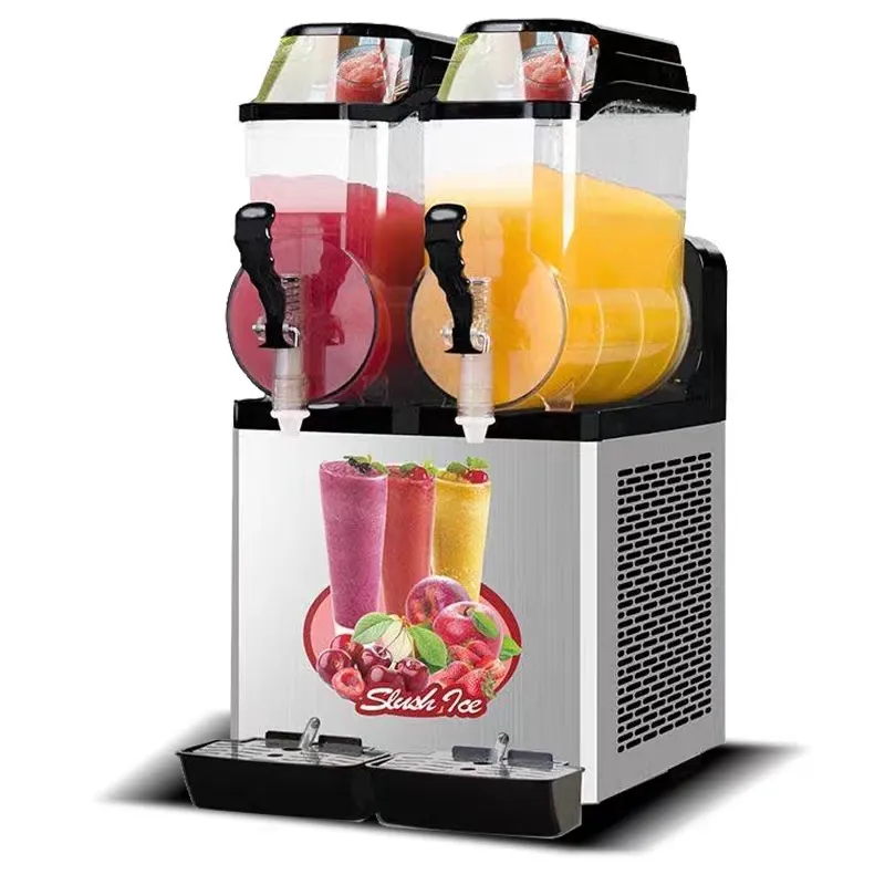 3 tank commercial slush machine frozen drink maker ice cream slush machine industrial smoothie making machine