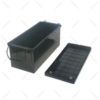 Baterai Lithium Ion energi penyimpanan tenaga surya 12.8V 200Ah kinerja tinggi LiFePO4 pengganti asam timbal