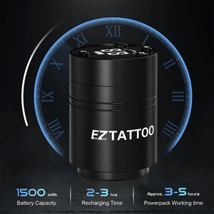 Vente en gros de stylo à roulette à entraînement direct EZ Tattoo 1500mAh Capacité de la batterie 3.5mm Course Pistolet à tatouer <span class=keywords><strong>sans</strong></span> <span class=keywords><strong>fil</strong></span> pour débutants - Product Image 2