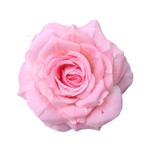 Testa di rosa con bordo arrotolato a 12 colori simulazione di fascia alta decorazione murale di fiori nuziali - Product Image 5