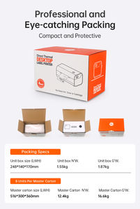 <span class=keywords><strong>Imprimante</strong></span> d'étiquettes thermiques 4 x 6'' avec une vitesse d'impression élevée de 152 mm/s, <span class=keywords><strong>imprimante</strong></span> d'étiquettes d'expédition pour imprimer toutes sortes d'étiquettes - Product Image 6