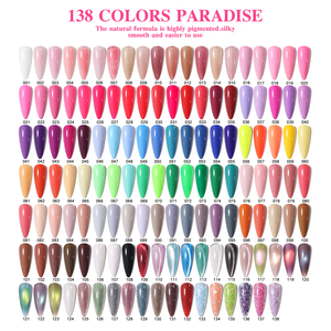 Nhà máy cung cấp sơn móng tay gel Miss Gooey, không chứa Hema, 138 màu, bộ sơn móng tay gel <span class=keywords><strong>UV</strong></span> bán vĩnh cửu, loại tẩy được, nhà cung cấp sơn móng tay. - Product Image 2