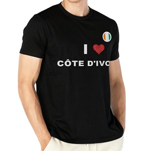 Lightweight and Breathable Ivory Coast Fan <b>T</b>-shirt for Summer Outdoor Gatherings and Matches Promotion - Product Image 2