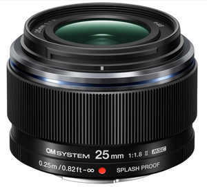 OM System M.Zuiko ED 25mm F/1.8 II (Negro) OM System M.Zuiko ED 25mm F/1.8 II (Negro) - Product Image 1