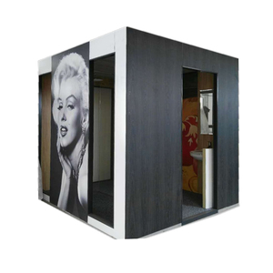 Meilleure isolation unité de <span class=keywords><strong>salle</strong></span> de bain préfabriquée avec toilettes <span class=keywords><strong>salle</strong></span> mobile en panneau sandwich en nid d'abeille - Product Image 1