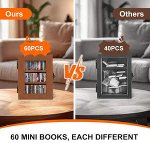 ชั้นวางหนังสือขนาดเล็ก ชั้นวางหนังสือไม้ขนาดจิ๋ว สำหรับบรรเทาความเครียด เหมาะสำหรับตกแต่งบ้านและสำนักงาน <span class=keywords><strong>Asen</strong></span> - Product Image 6
