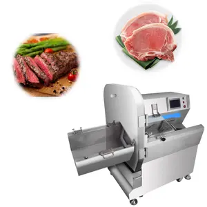 Automatic Pork Steak Electric Butchers Saw Frozen Meat Bone Cutter Machine