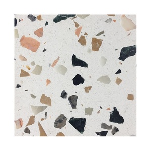 Dalles de dessus de vanité de comptoir en carreaux de terrazzo en <span class=keywords><strong>ciment</strong></span> poli en pierre artificielle bon marché - Product Image 6