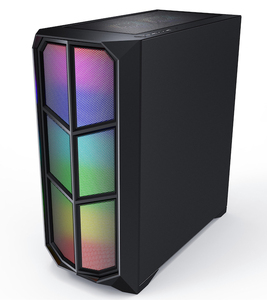 SAMA ARGB strip Gaming <span class=keywords><strong>PC</strong></span> case malla metálica <span class=keywords><strong>diseño</strong></span> frontal <span class=keywords><strong>caja</strong></span> de escritorio <span class=keywords><strong>caja</strong></span> de computadora de vidrio templado - Product Image 4